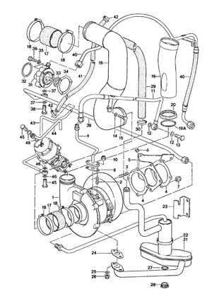 (New) 911 Turbo Oil Feed Line 1975-89