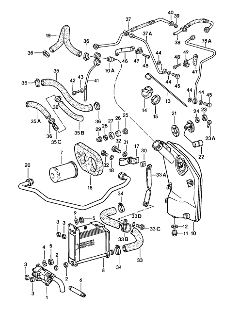 (New) 911 Oil Line Bracket 1978-94