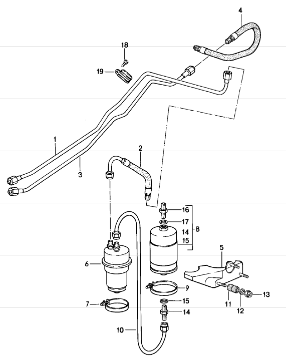(New) 911 Fuel Filter 1981-89
