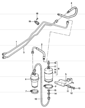 (New) 911 Fuel Filter 1981-89