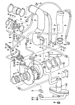 (Used) 911 Turbo Pressure Pipe 1978-89