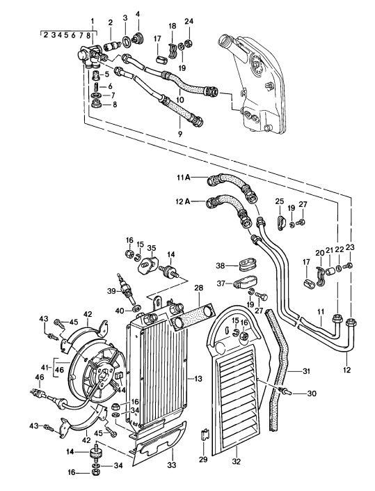 (New) 911 Oil Cooler 1974-89