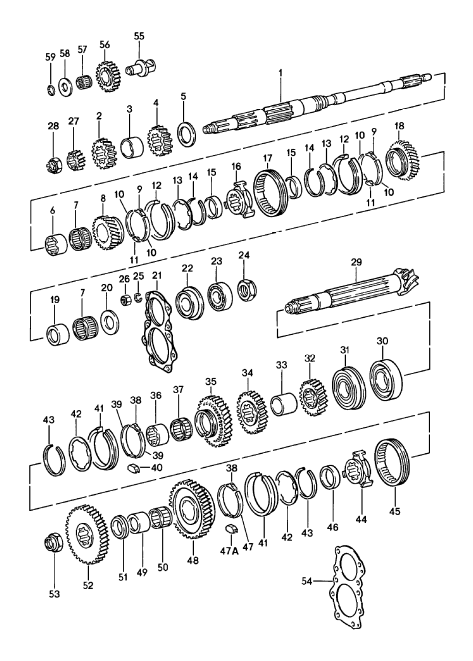 (Used) 930 Transmission Main Shaft Nut - 1976-89