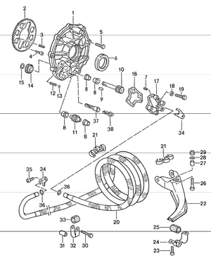 (New) 944 Oil Cooler Compression Spring 1989-91
