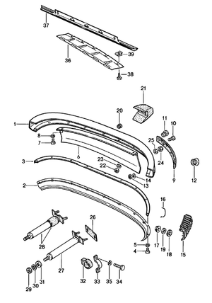 (New) 911 Turbo Rear Heat Shield  1978-89