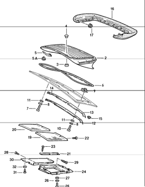 (New) 930 Engine Lid Spoiler 1978-89