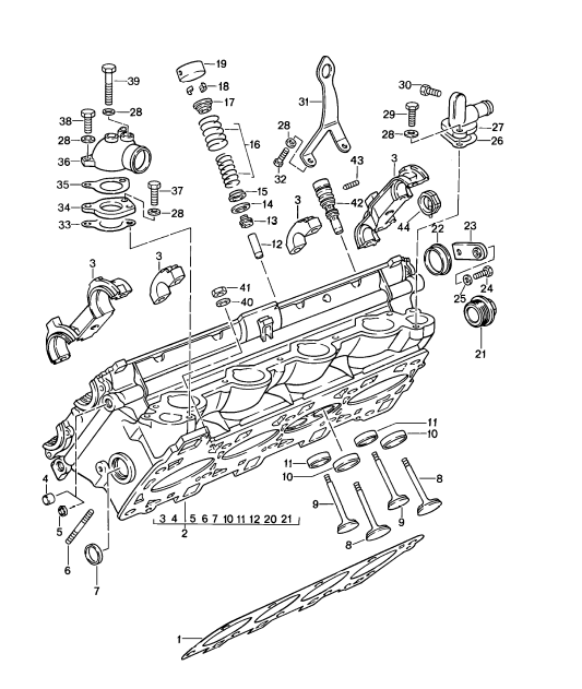 (New) 928/944/968 Valve Guide 1st O/S 1985-95