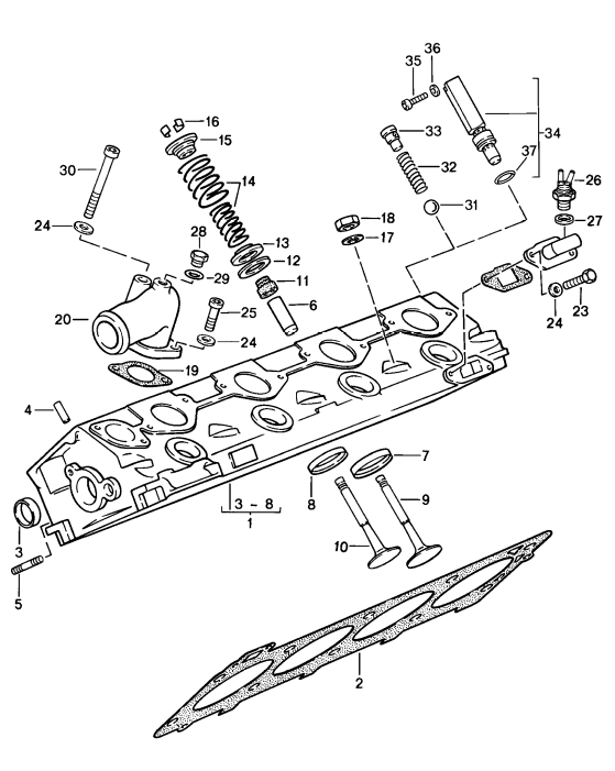 (New) 924/928/944 Valve Guide 2nd O/S 1978-89