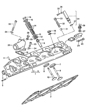 (New) 924/928/944 Valve Guide 2nd O/S 1978-89