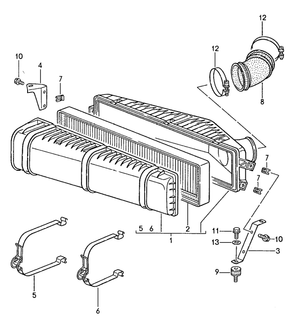 (New) 944 Air Filter 1989-91