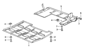 (New) 944/968 Protective Plate Spacer 1985-95