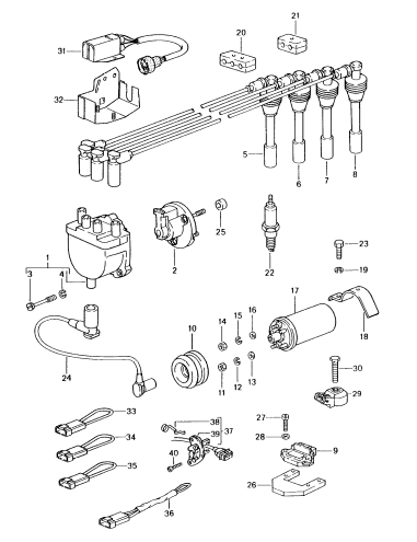 (New) 944/968/928 Camshaft Position Sensor 1987-95