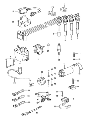 (New) 944/968/928 Camshaft Position Sensor 1987-95