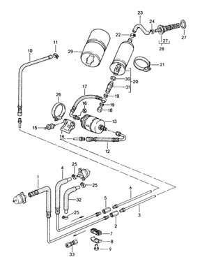 (New) 911/924/944 Bosch Fuel Pump - 1983-89