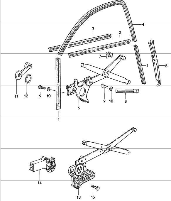 (New) 944 Window Crank 1985-88