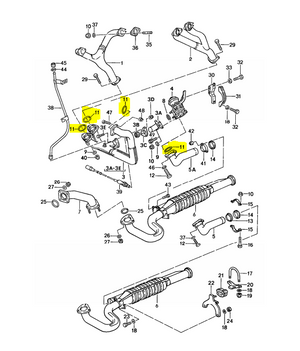 (New) 944 Turbo Exhaust Gasket - 1986-89
