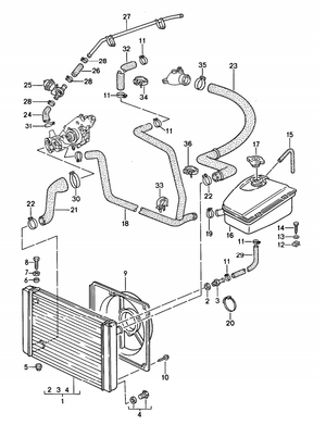 (New) 968 Radiator for Cars With Triptronic M249 1992-95