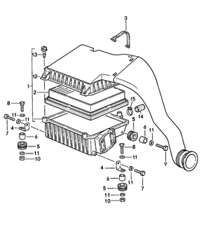 (New) 944 Air Box Rubber Grommet