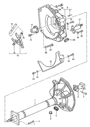 (New) 924/944/968 Clutch Fork Shaft 1980-95