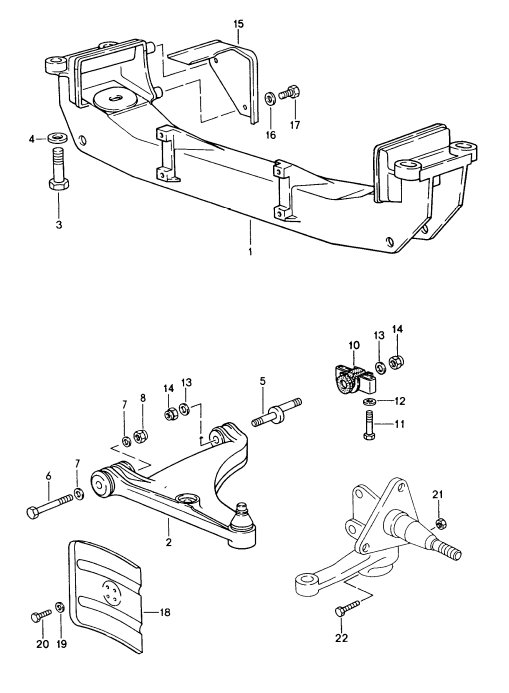 (New) 944/968 Control Arm Mount 1985-95