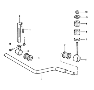 (New) 944/968 Front Stabilizer Bar Link 1985-95