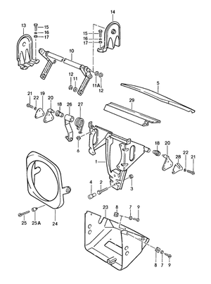 (New) 944 Turbo, 944S2 Pop-up Headlight Housing Cover Right 1985-91