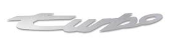 (New) 944 Turbo Fender Decal Silver 1985-91