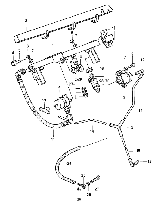 (New) 944 Turbo Fuel Injector 1985-91