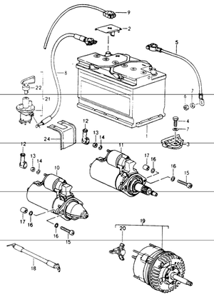 (New) 911 Bosch Starter 1990-98