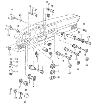 (New) 964 Cigarette Lighter Assembly - 1989-94