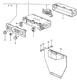 (New) 911 Blower Control Switch 1989-94