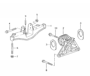 (New) Boxster Engine Mount 1997-04