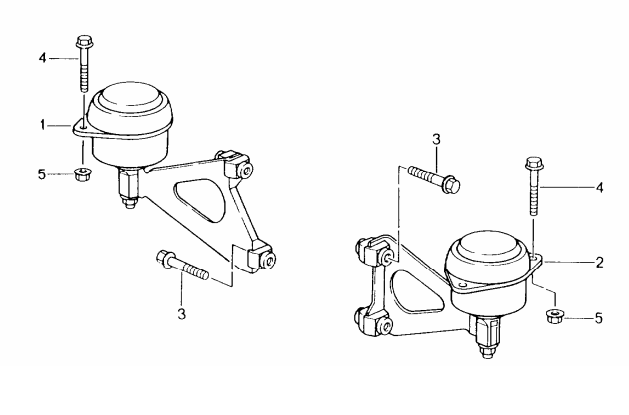 (Used) Boxtser Manual Transmission Mount Left 1999-00