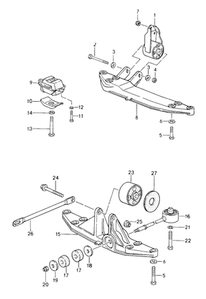(New) 993 Transmission Mount - 1995-98