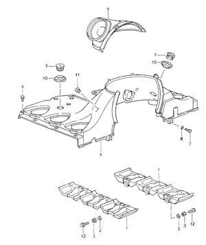 (New) 993 Engine Air Duct 1994-98