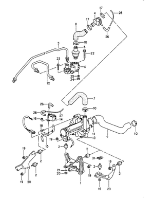 (New) 911 Carrera Air Injection Tube 1995-98