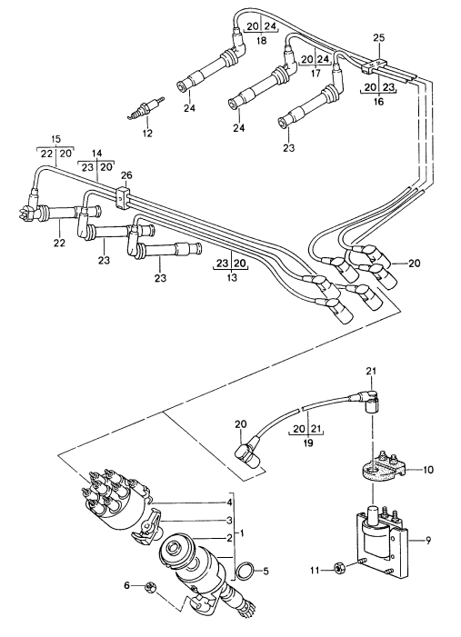 (New) 911 Turbo Ignition Coil 1996-98