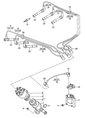 (New) 911 Turbo Ignition Coil 1996-98