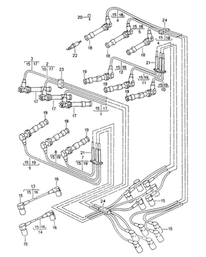 (New) 911 Spark Plug Connector 1995-98