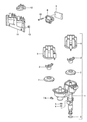 (New) 911 Bosch Ignition Coil 1995-98