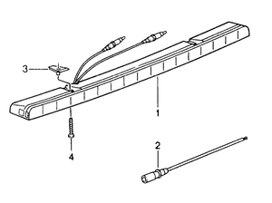 (New) 993 Third Brake Light Assembly - 1994-98