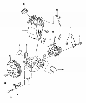 (New) 911 Power Steering Fluid Cap