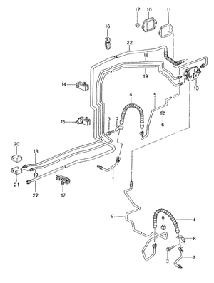 (New) 911/Boxster/Cayman Brake Hose 1997-11