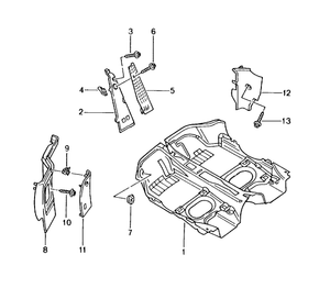 (New) 911/Boxster Carpet Lining Black 1997-05