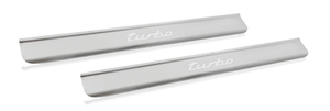 (New) 911 Turbo Stainless Door Sill Set 2001-05
