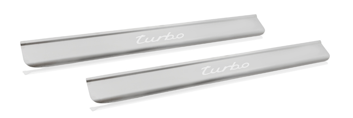 (New) 911 Turbo Stainless Door Sill Set 2001-05