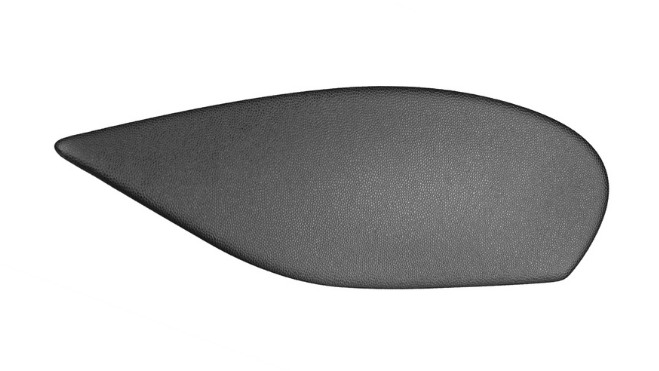 (New) 911/Boxster Center Console Panel Front Left Black Leatherette 1998-00