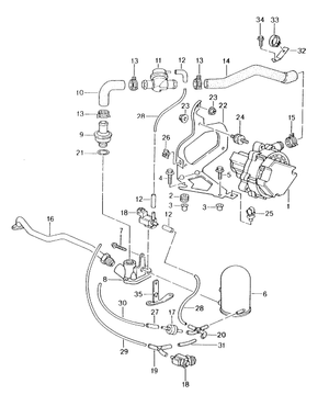 (New) 911/Boxster Secondary Air Injection Pump 2000-05