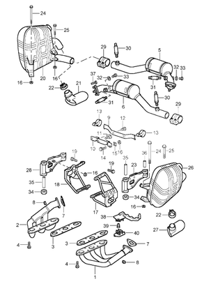 (New) 911 Oxygen Sensor Front 2002-05