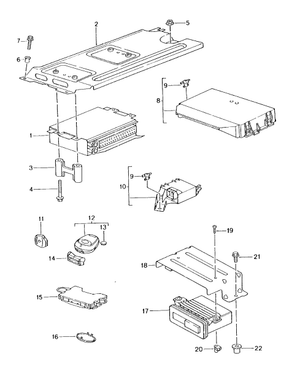 (New) 911/Boxster Interior Sensor Trim Cover -1999-05